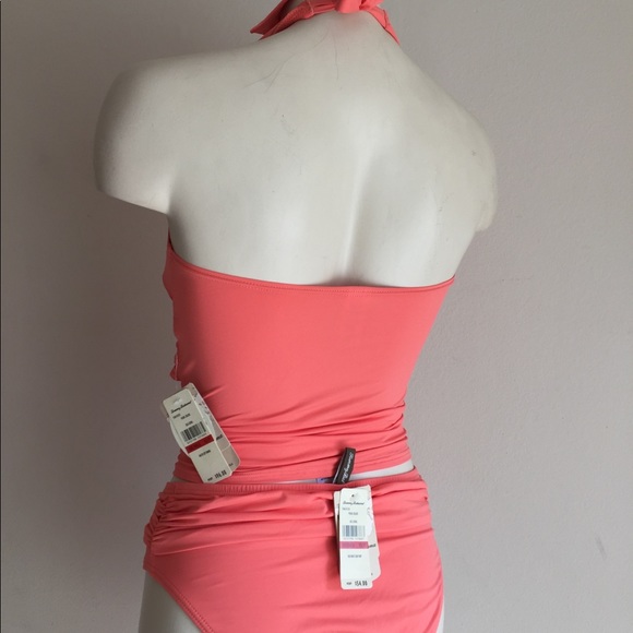 New Tommy Bahama swimsuit XS NWT $150 Peach - Picture 2 of 5